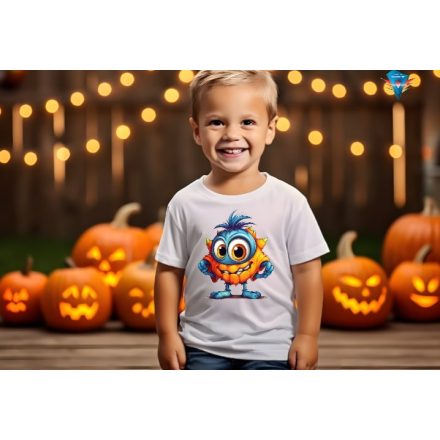 Halloween mintás fiús póló #005