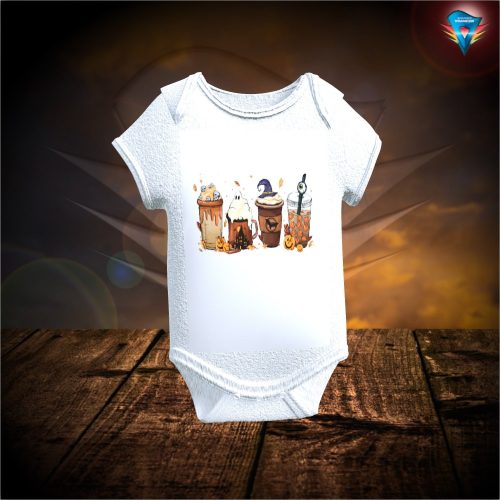 Halloween mintás baba rugi #002