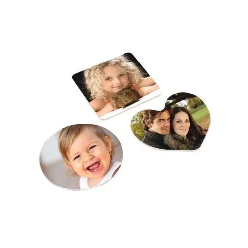 Kör alakú hűtőmágnes saját képpel szöveggel