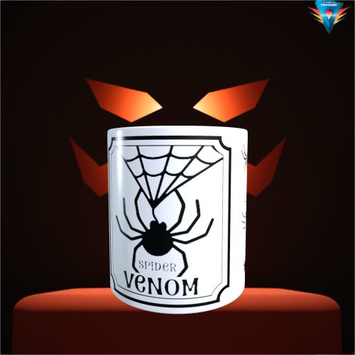 Halloween mintás fehér bögre #034