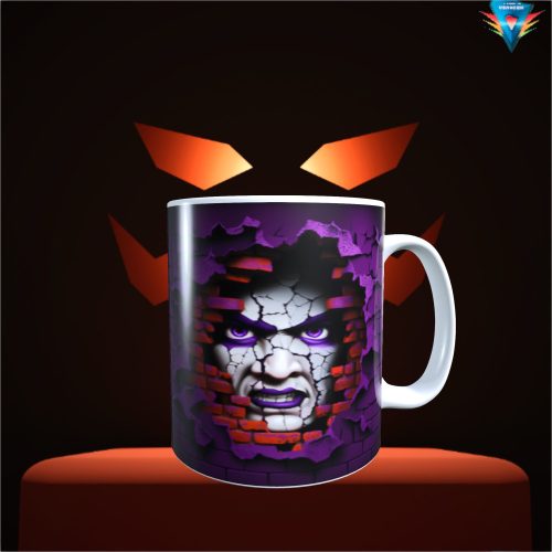 Halloween mintás fehér bögre #027