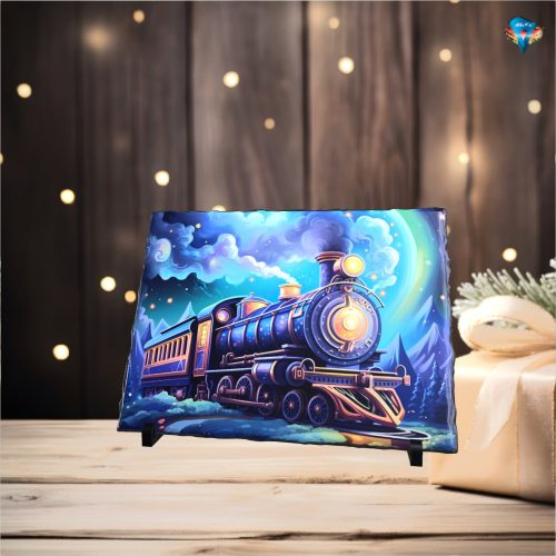 Karácsonyi kőlap - dísz 15x20cm  #008