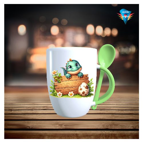 Húsvéti kanalas bögre színes belsővel és füllel#009