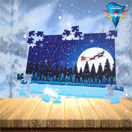 Karácsonyi puzzle - többféle méret #001