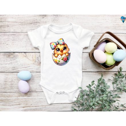 Húsvéti mintás baba rugi #018