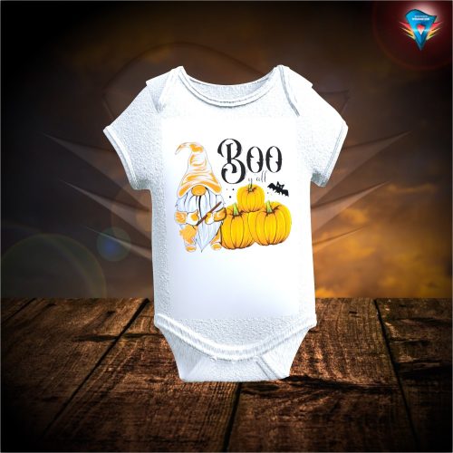 Halloween mintás baba rugi #004