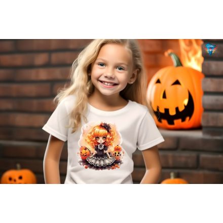 Halloween mintás lányos póló #007
