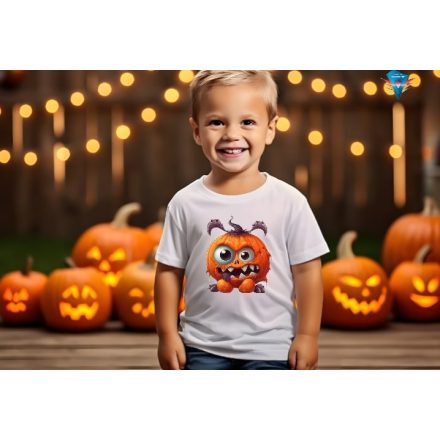 Halloween mintás fiús póló #004