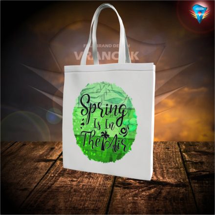 Tavaszi hangulatú bevásárló táska #2