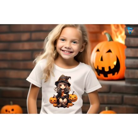 Halloween mintás lányos póló #005
