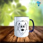 Húsvéti színezhető bögre képpel és szöveggel #003