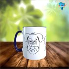 Húsvéti színezhető bögre képpel és szöveggel #003