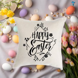 Húsvéti lenvászon párna